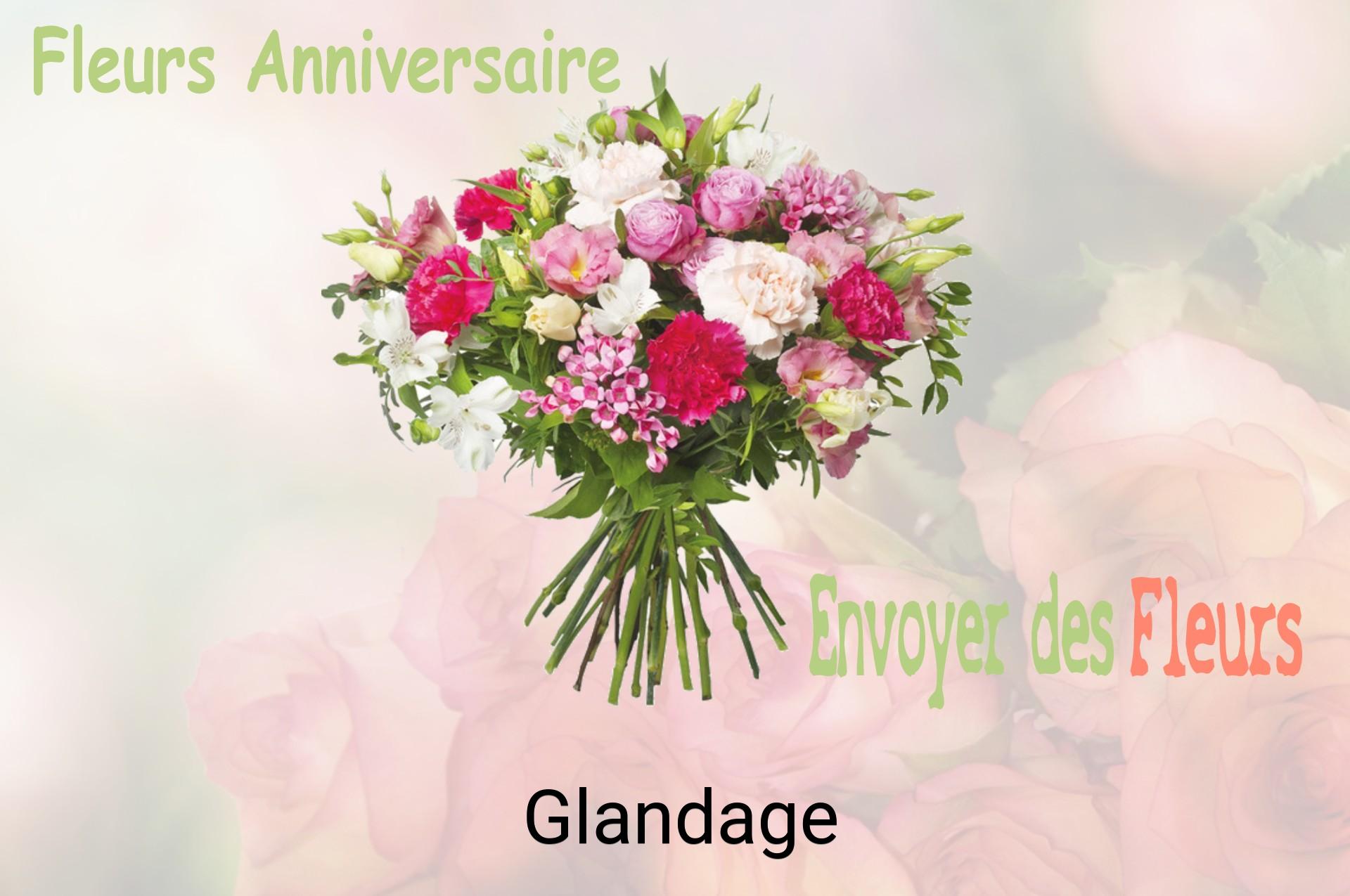 Bouquet de fleurs d’anniversaire livré à Glandage